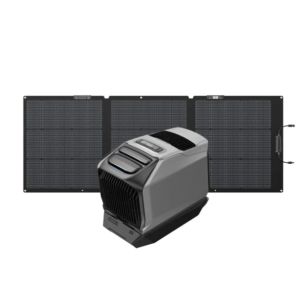 EcoFlow WAVE 3 Portable Air Conditioner with 160W Solar Panel Kits