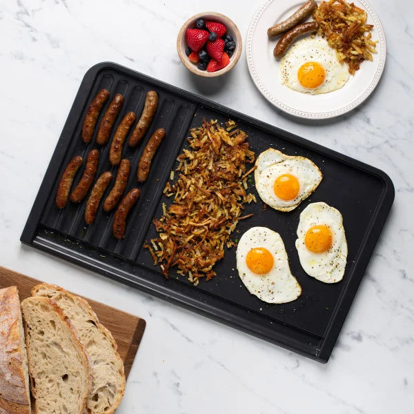 Nordic Ware Dual Top Grill Griddle with Grill Press