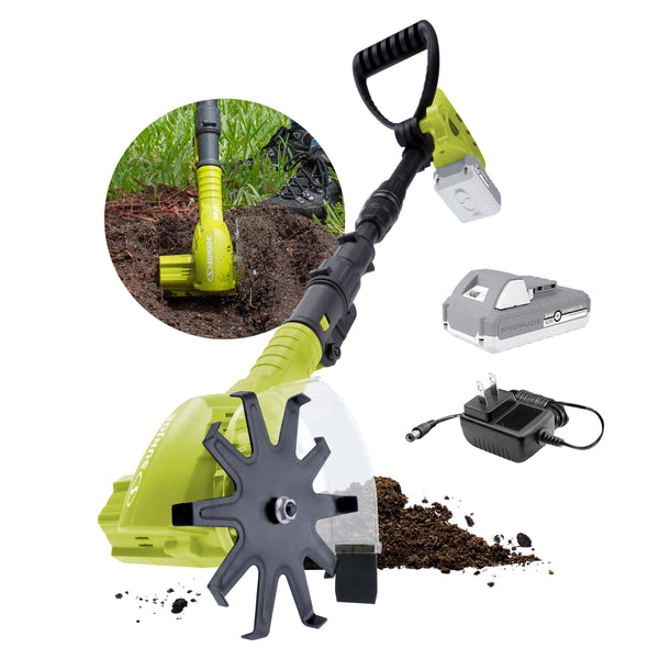 Sun Joe 24V Cordless Telescoping Cultivator and Weeder