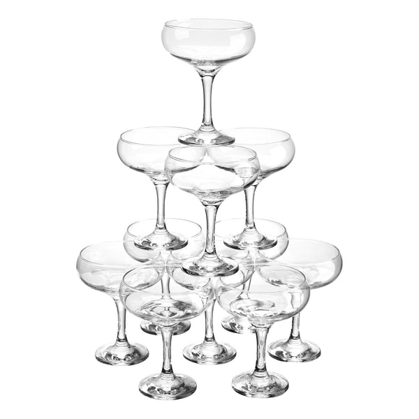 Home Essentials Coupe Glasses, Set of 12