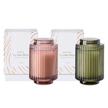 Amelie Scented Candles, Santal Rose & Mandarin Matcha, 7 oz. 2-pack