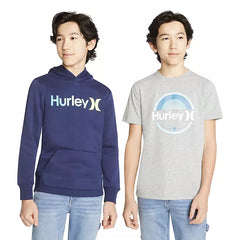 Hurley Boys' 2 Pack Hoodie and Tee Set