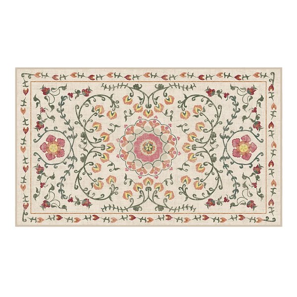 Ruggable Flatwoven Washable Suzani Rug, 3’ x 5’
