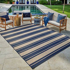 Naples Indoor/Outdoor Rug Collection, Zuma Striped