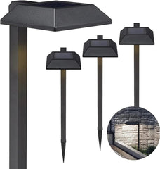 Energizer Solar LED Pathway Lights - 6 Bright 30-Lumen Lights - Automatic Dusk-to-Dawn - Weather-Resistant & Easy to Instal