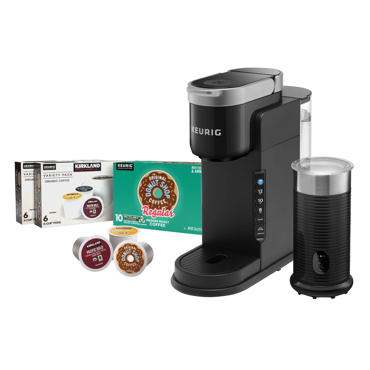 KCafe Barista Bar SingleServe Coffee Maker and Frother with KCup Po