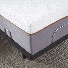 Sleep Science 14" Copper Infused Firm Memory Foam Mattress with Adjustable Q-Plus Base