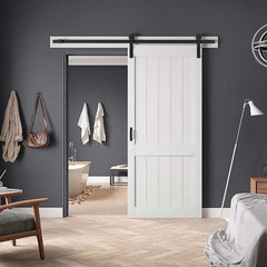 OVE Decors Barn Door with Hardware Kit & Smooth Soft-Close