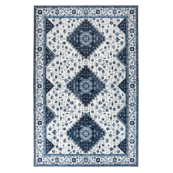 Wyatt & Ash Washable Washable Indoor Area Rug, Cyrus 7'10" x 10"