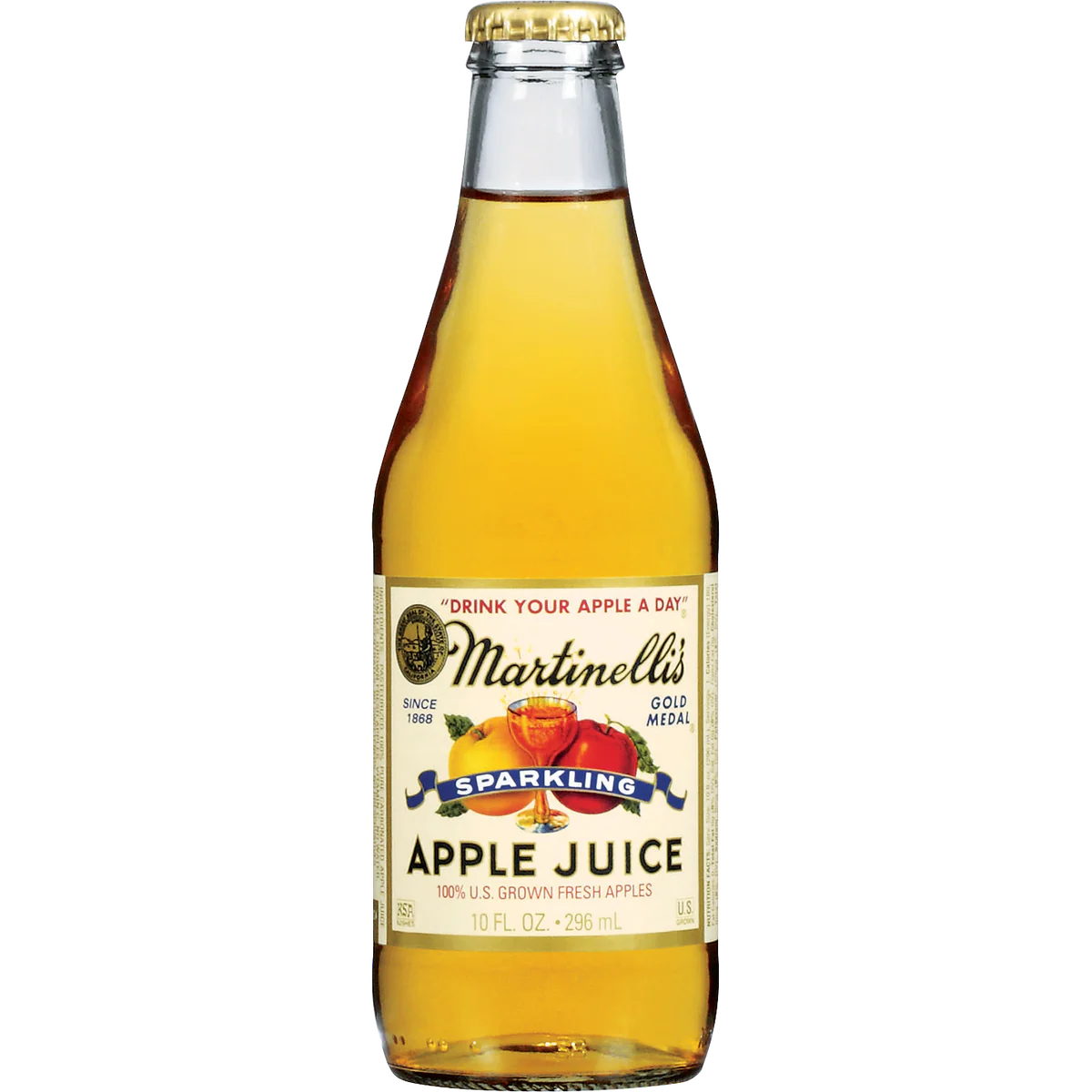 Sparkling Apple Juice, 10 fl oz, 24 ct RJP Unlimited