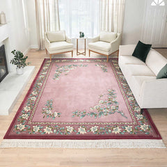 Pagoda Hand Knotted Rug Collection, Rouen Burgundy