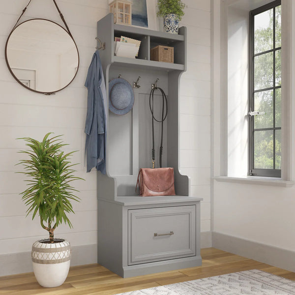Woodland Storage Bench and Hall Tree 3 Hook