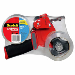 Scotch Heavy Duty Shipping Packaging Tape with Tape Gun Dispenser, 2 Rolls of Tape Included