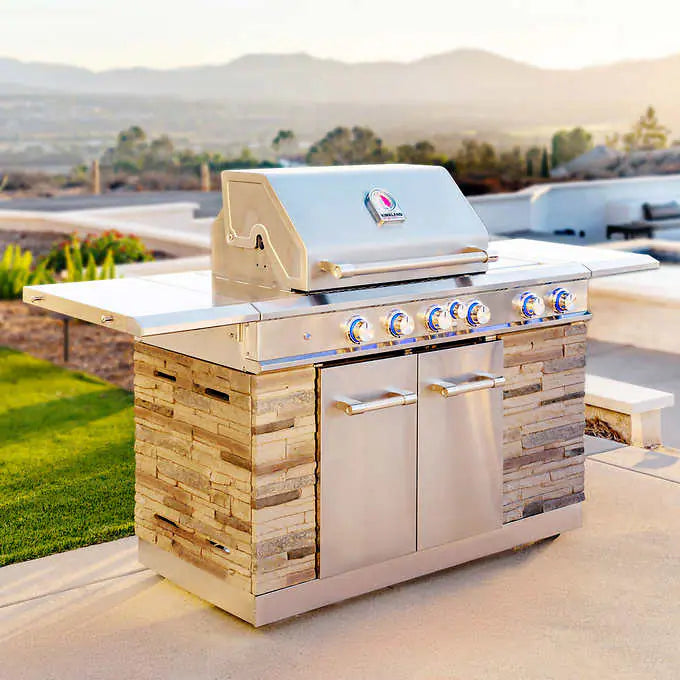 Kitchenaid 7 top burner island grill