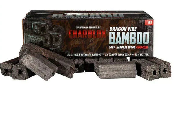 Charblox Dragon Fire Bamboo Charcoal, 5 lbs, 4-count