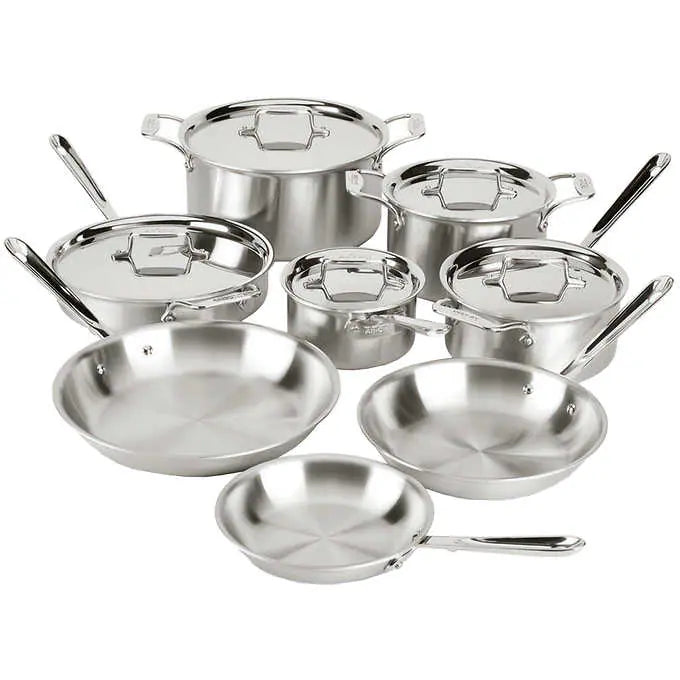 Stainless Steel 13-piece Cookware Set