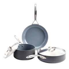 Pro 5-piece Ceramic Non-Stick Cookware Set