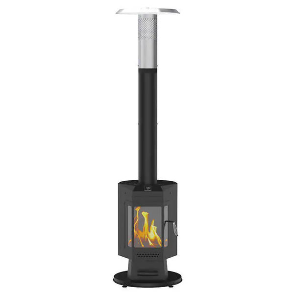 Flame Pro 81”H Steel Patio Pellet Heater