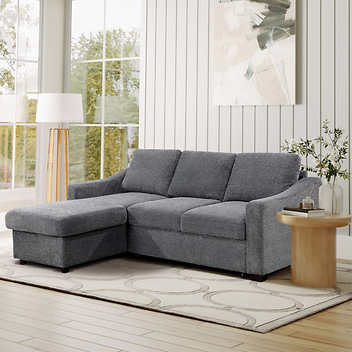 Coddle Aria Fabric Sleeper Sofa with Chaise