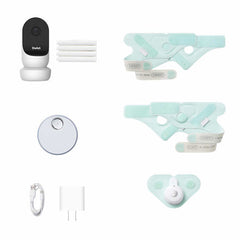 Owlet Dream Duo 2 Smart Baby Monitor Bundle: FDA-Cleared Dream Sock plus Cam 2 HD WiFi Video, Travel Case & White Sleeper