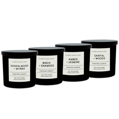 Home & Body Luxury 12oz Candles, 4-pack