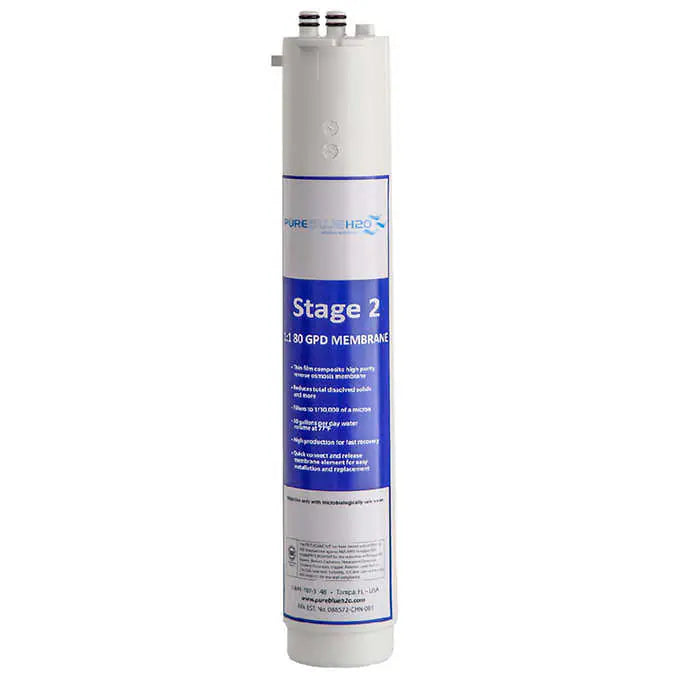Pure Blue High Efficiency Membrane Replacement for 1:1 Reverse Osmosis Water Filtration System