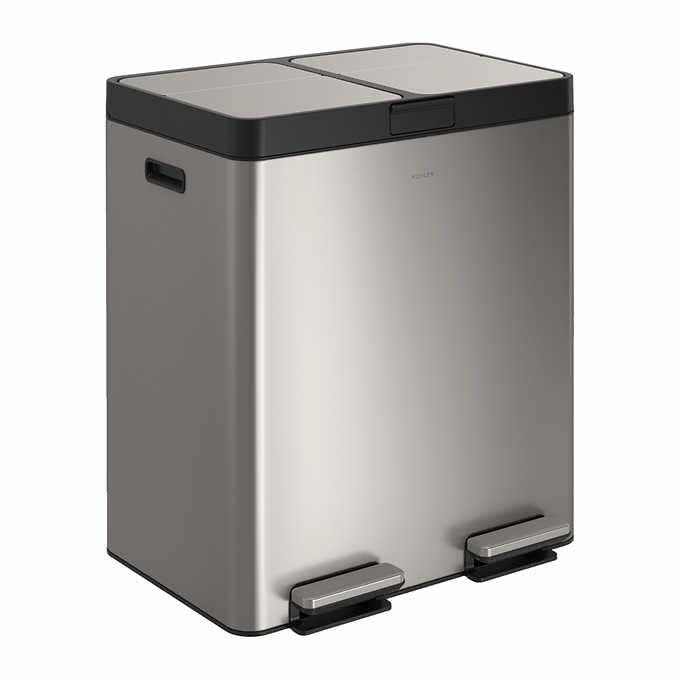 Kohler 82L Dual Bin Step Trash Can – RJP Unlimited