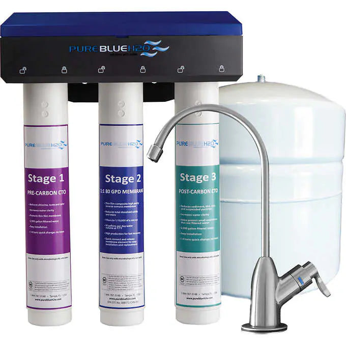 Pure Blue 1:1 Reverse Osmosis Water Filtration System