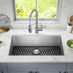 Delta 32” Undermount 16 Gauge Kitchen Sink with 18” Kitchen Faucet