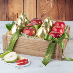Vintage Crate with Pears & Apples