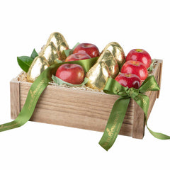 Vintage Crate with Pears & Apples