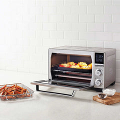 Quartz Heat Countertop Toaster Oven with Air Fry, 0.88 Cu. Ft.