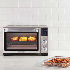 Quartz Heat Countertop Toaster Oven with Air Fry, 0.88 Cu. Ft.