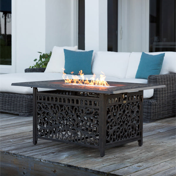 Sedona Cast Gas Fire Table