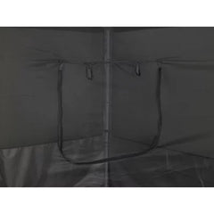 E-Z up Food Booth Side Wall Wrap-Around, Set of 4 Walls, 10' X 10' Black