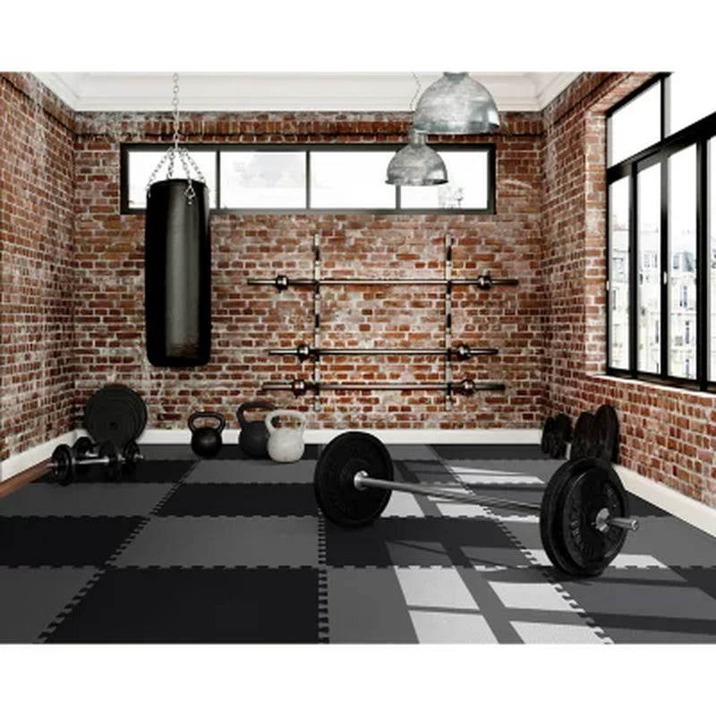 Norsk Rhino-Tec 6-Pk Reversible Gym Flooring
