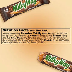 Milky Way Full Size Bulk Chocolate Candy Bars (1.84 Oz., 36 Ct.)