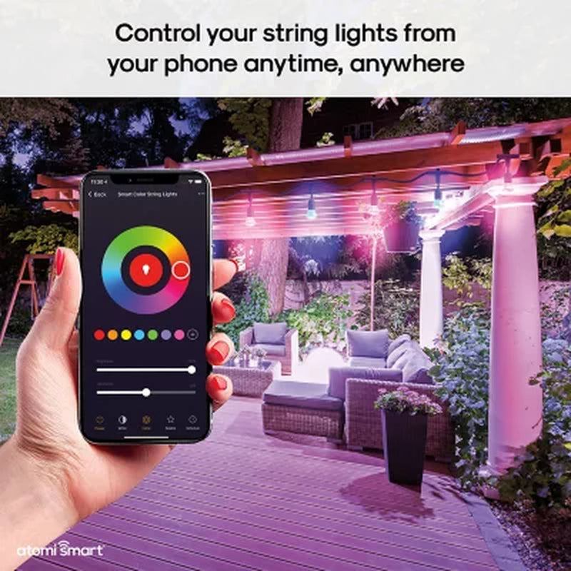 Atomi Smart 24' LED Color String Lights