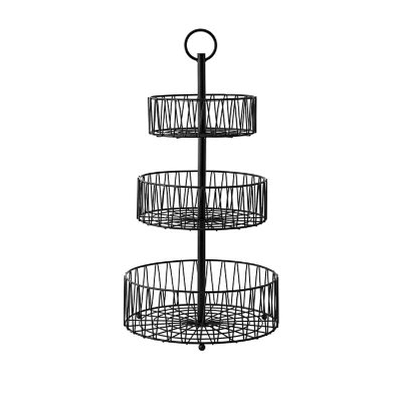 Member'S Mark 3 Tiered Wrought Iron round Basket