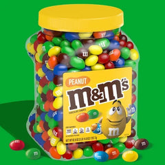 M&M'S Peanut Milk Chocolate Candy Bulk Jar (62 Oz.)