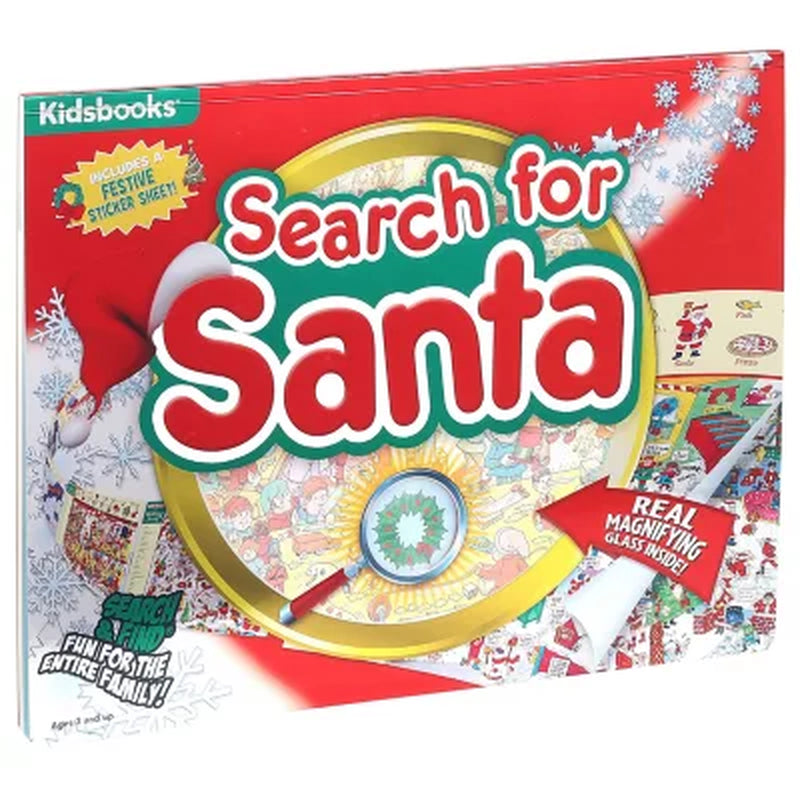Giant Search for Santa Christmas Family Fun Pad