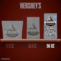 HERSHEY'S KISSES Milk Chocolate Candy (330 Pcs)