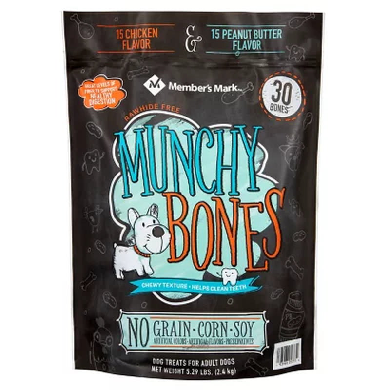 Member'S Mark Munchy Bones Dog Treats for Adult Dogs (84 Oz.)