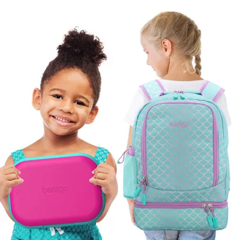 Bentgo 2-In-1 Backpack & Lunch Bag and Bentgo Kids Chill Lunch Box (Assorted Colors)