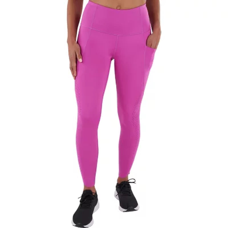 Members Mark Ladies Everyday Perforated Legging - Orchid Pizzazz / Xs