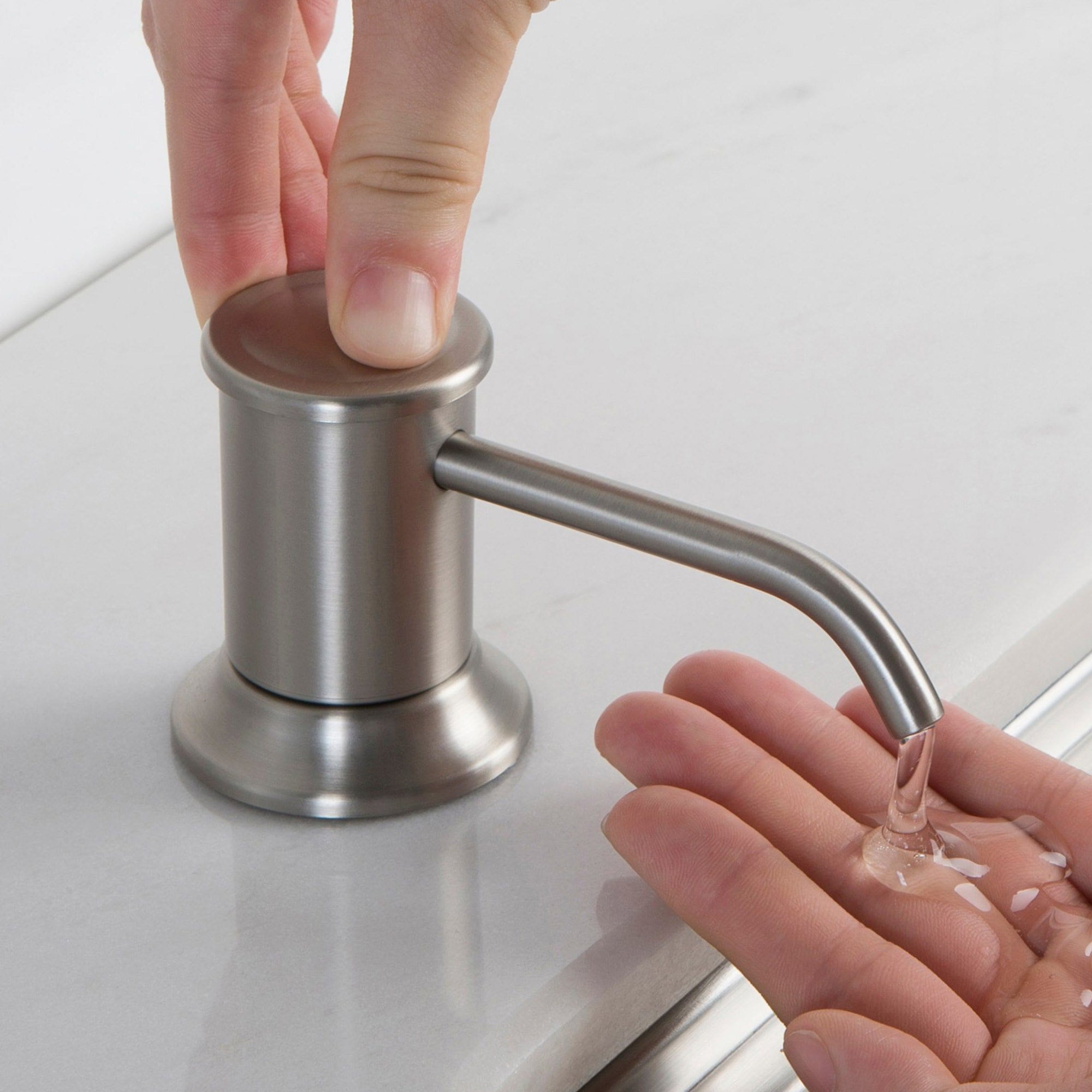 Pull-Down Kitchen Faucet and Soap Dispenser