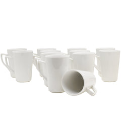 Set of 12 Porcelain Mugs