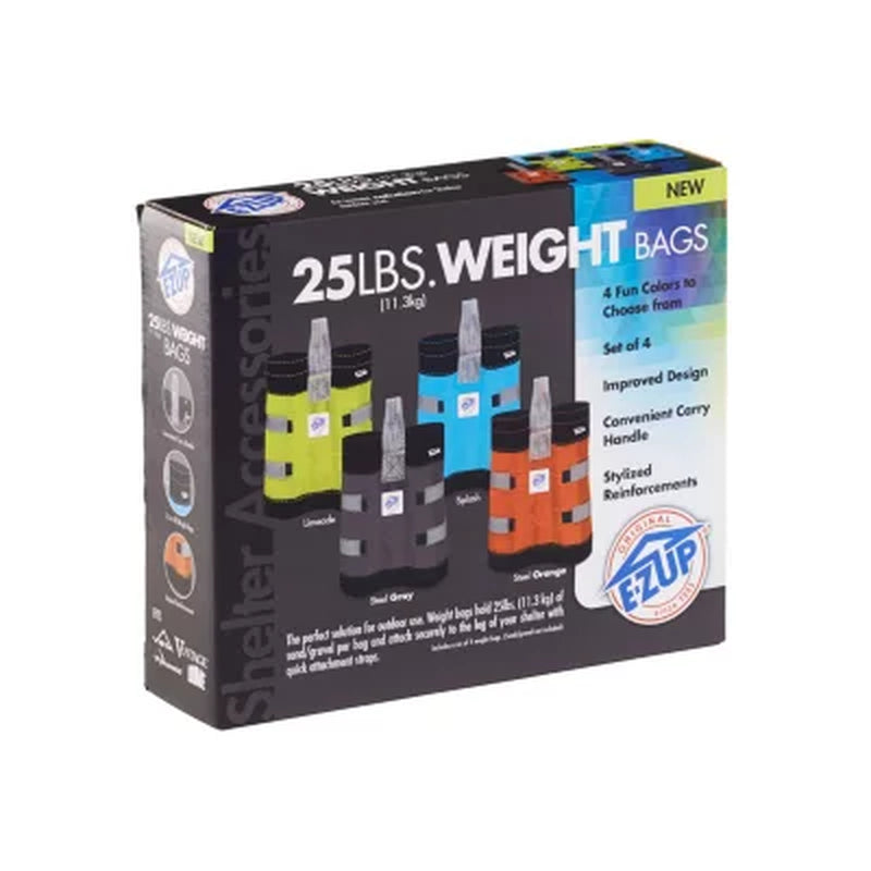 E-Z up Weight Bag Set, Set of 4 (25 Lbs.)