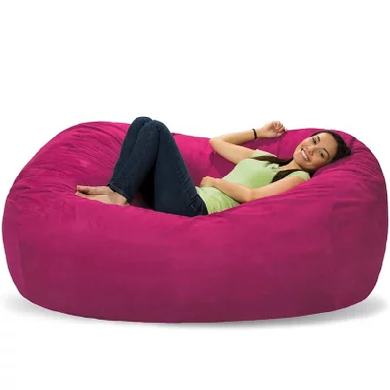 Comfy Sacks 6’ Memory Foam Bean Bag Lounger (Assorted Colors)