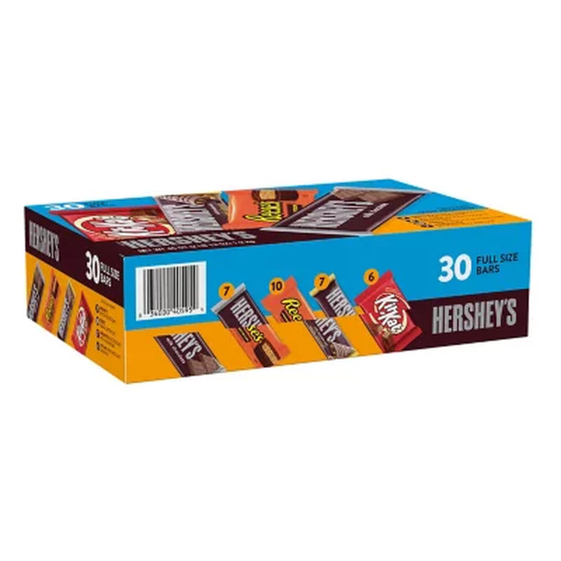 HERSHEY'S, KIT KAT and REESE'S Assorted Milk Chocolate, Christmas Candy (30 Ct.)